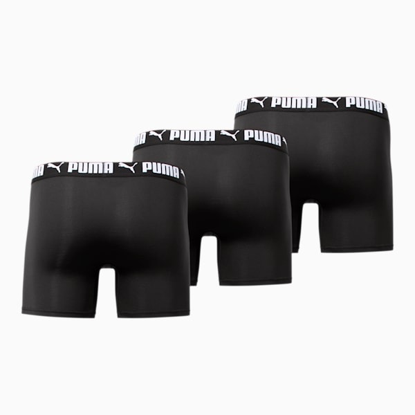 Men's Athletic Fit Boxers [3 Pack], BLACK / WHITE, extralarge